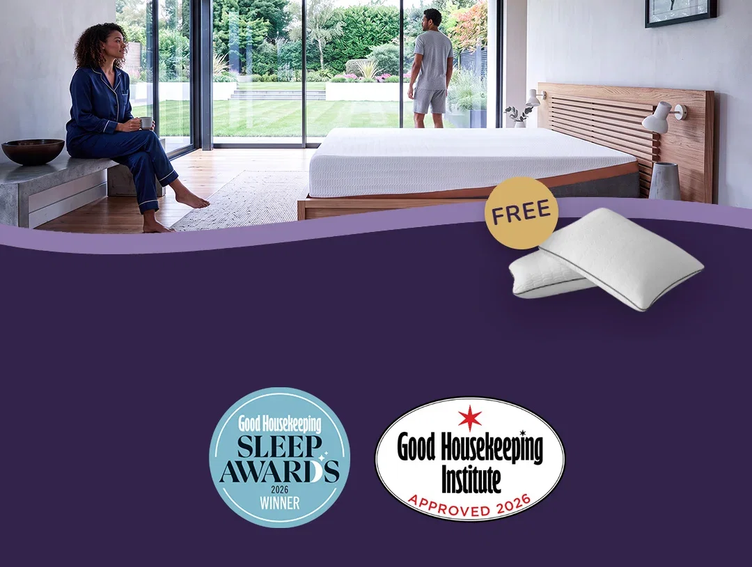 REM-Fit Bank Holiday Sale - save up to £210 with 10% off all mattresses and 2 free luxury memory foam pillows - ends 11:59pm Wednesday 2nd September