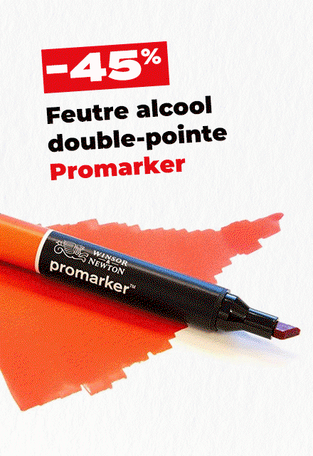 Feutre alcool double-pointe Promarker - Winsor & Newton