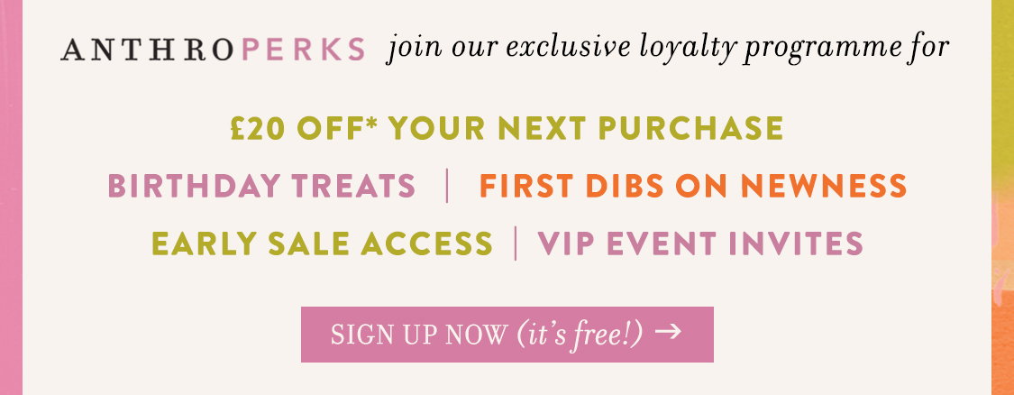 Perks Sign Up £20 off*