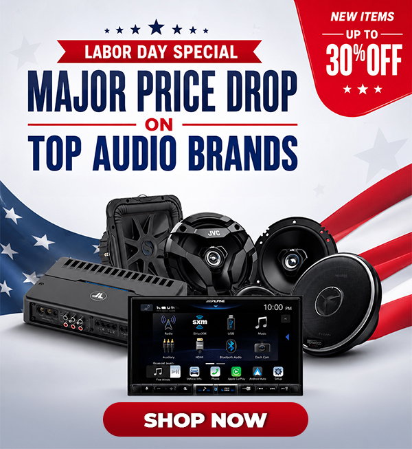 LABOR DAY SALE: Up to 30% OFF Top Audio Brands!