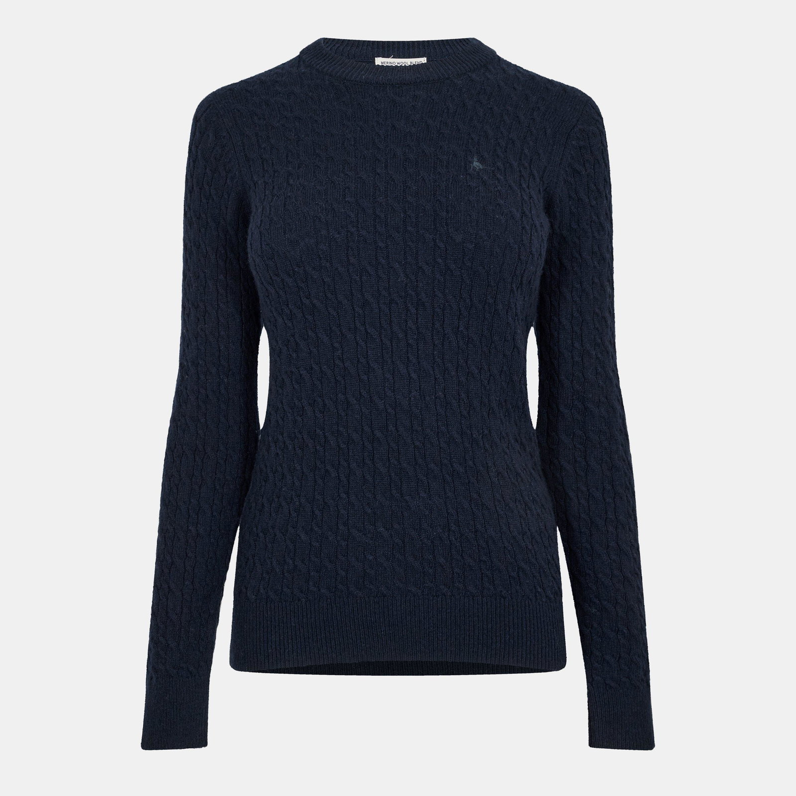 Jack Tinsbury Merino Wool Blend Cable Knitted Jumper Women