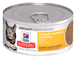 Dual support for urinary and hairball care