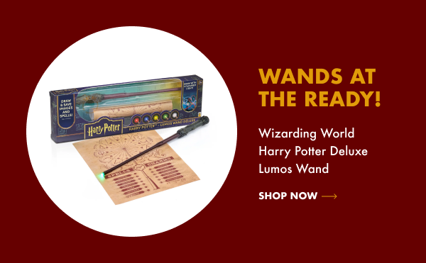 Wands at the ready! Wizarding World Harry Potter Deluxe Lumos Wand. Shop Now