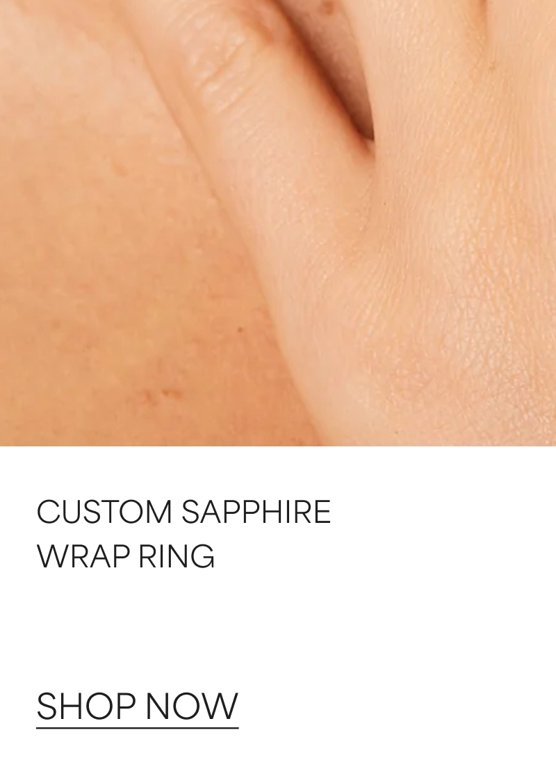 Custom Sapphire Wrap Ring