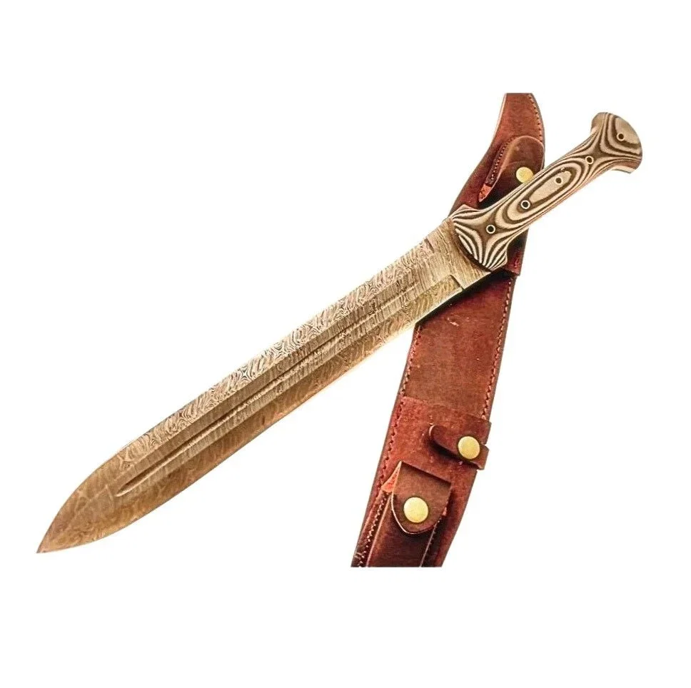 Image of Gladius Sword- High Carbon Damascus Steel- 22"