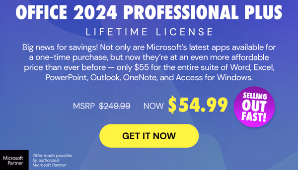 Microsoft Office 2024 Professional Plus Lifetime License