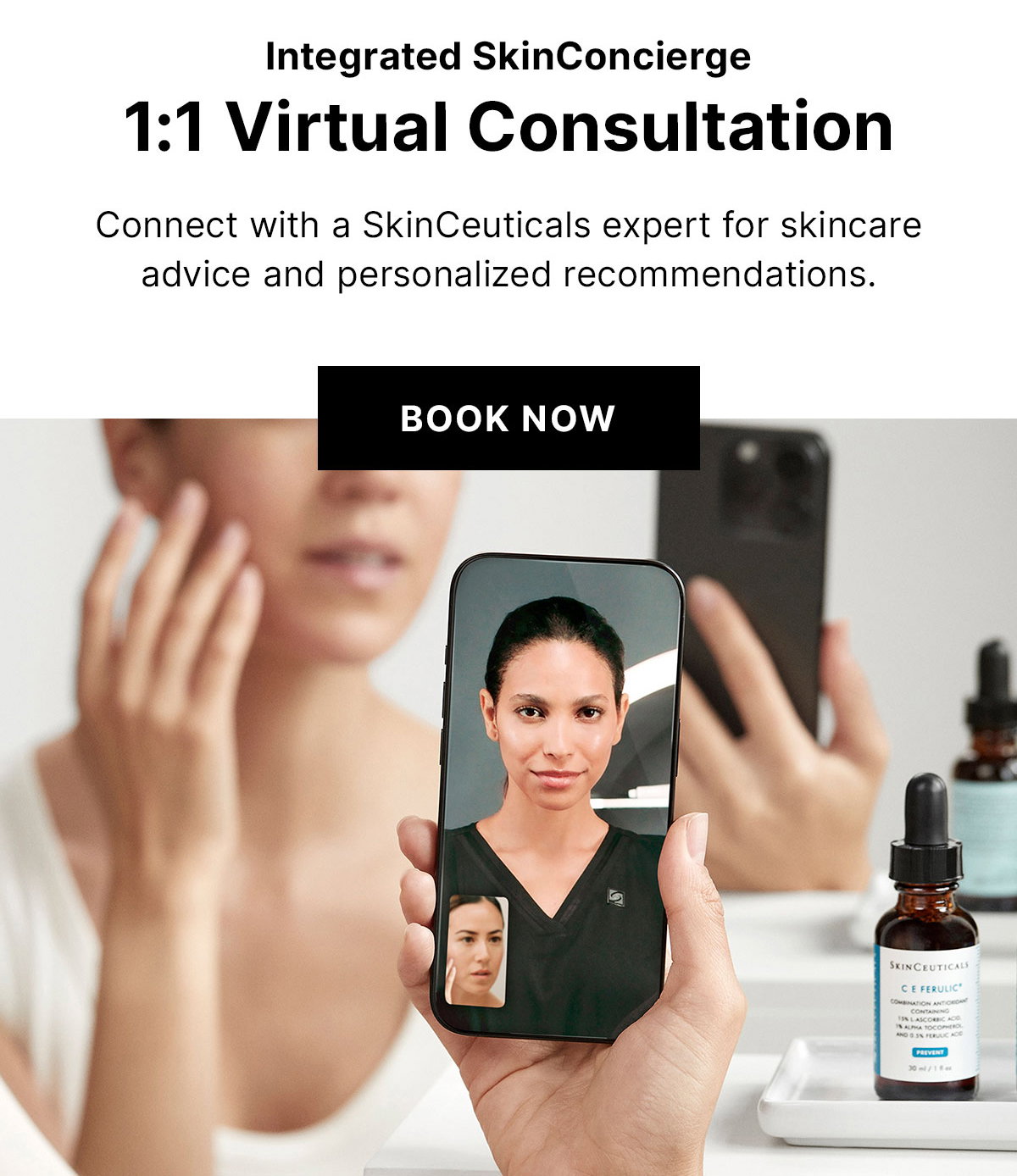 Integrated SkinConcierge 1:1 Virtual Consultation