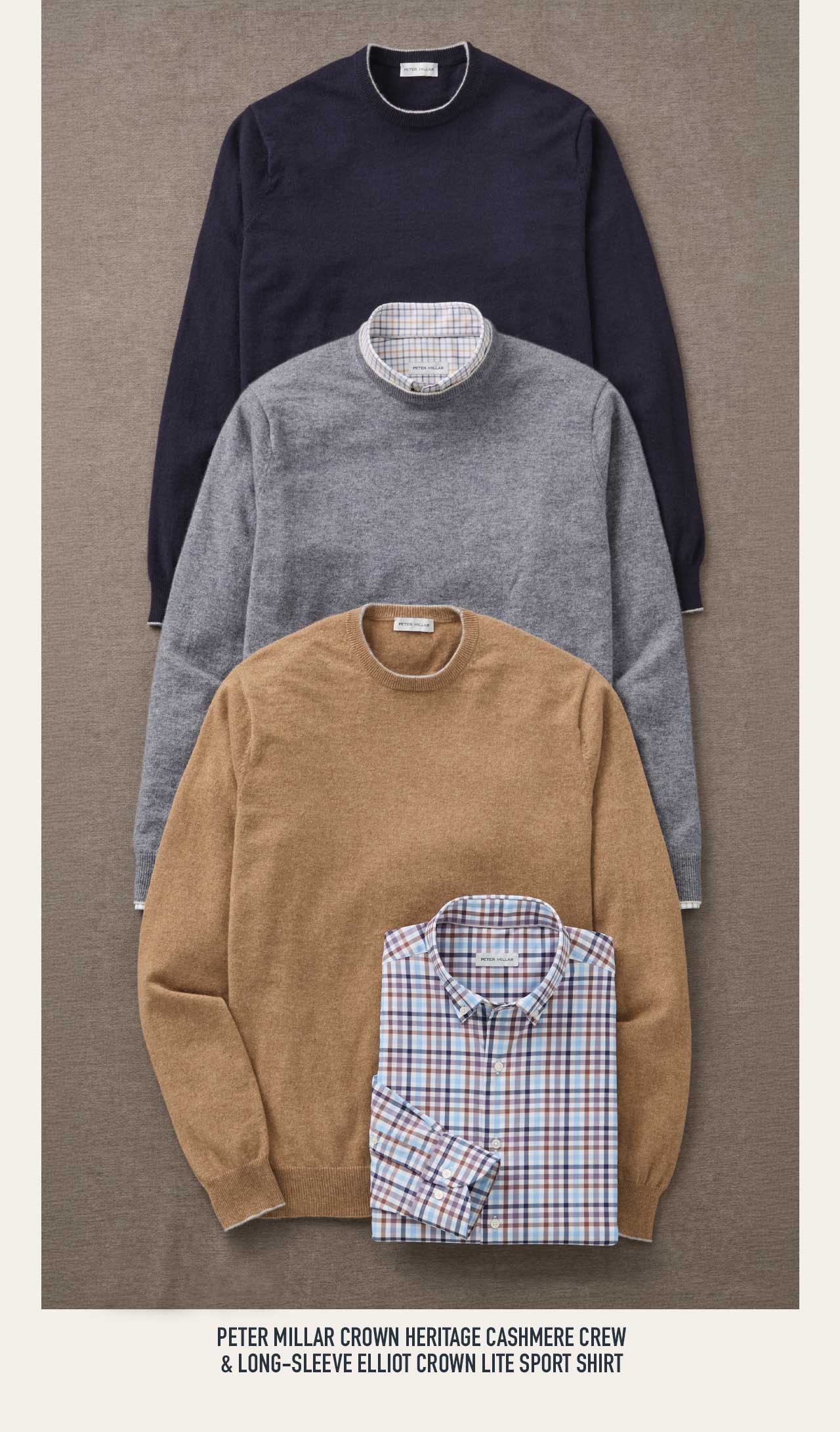 Peter Millar fall layering pieces — jackets, sweaters and more