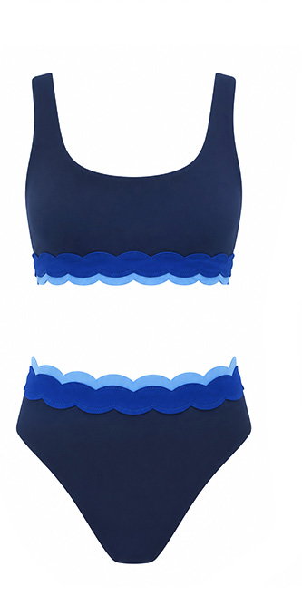 Blue swim