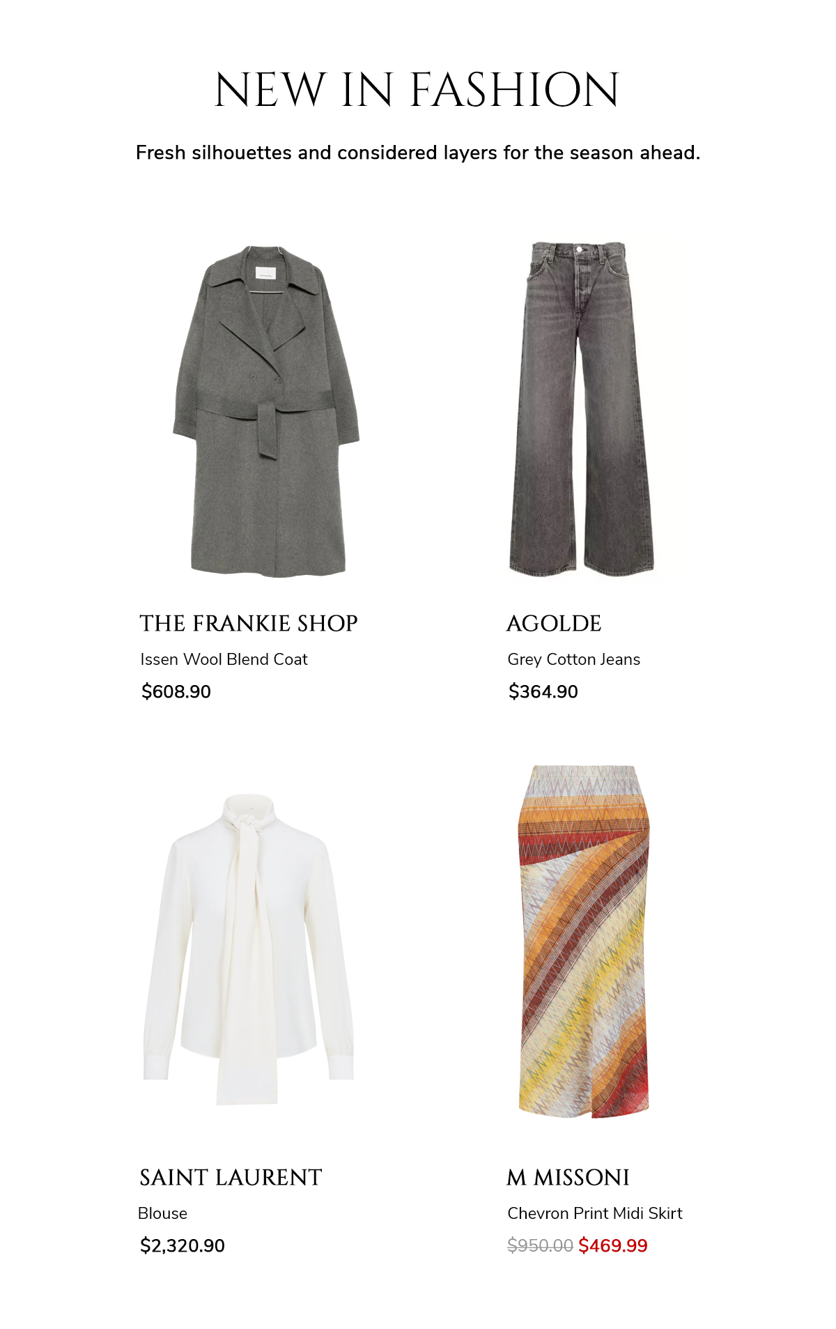 NEW IN FASHION