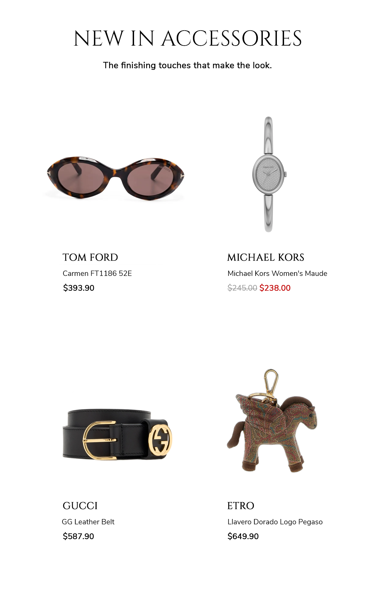 NEW IN ACCESSORIES
