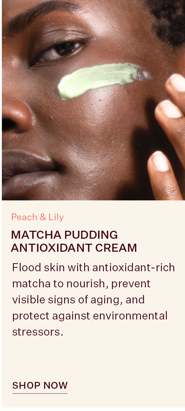 Matcha Pudding Antioxidant Cream