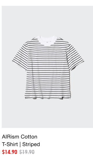 product6women0airism0cotton0striped0tshirt