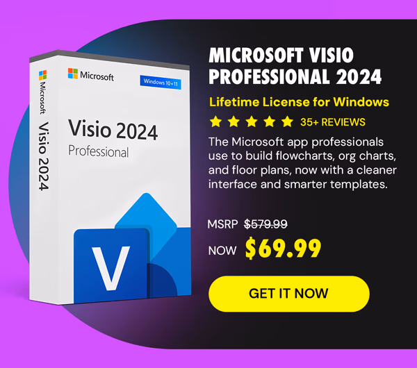 Microsoft Visio Professional 2024: Lifetime License for Windows