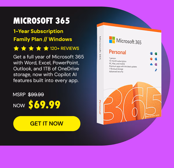 Microsoft 365: 1-Year Subscription