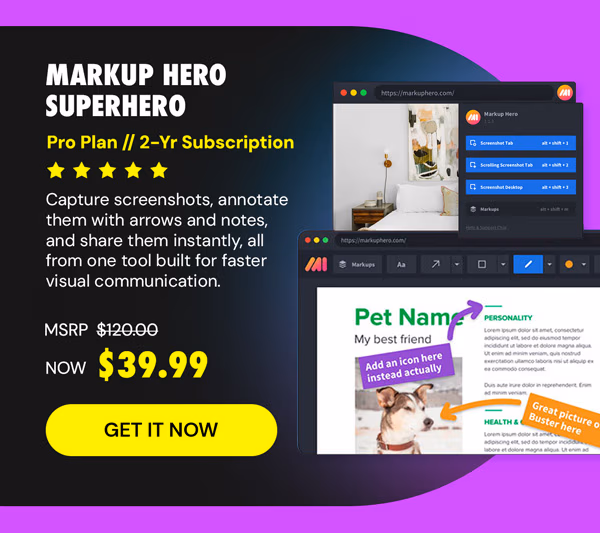 Markup Hero Superhero Pro Plan: 2-Yr Subscription