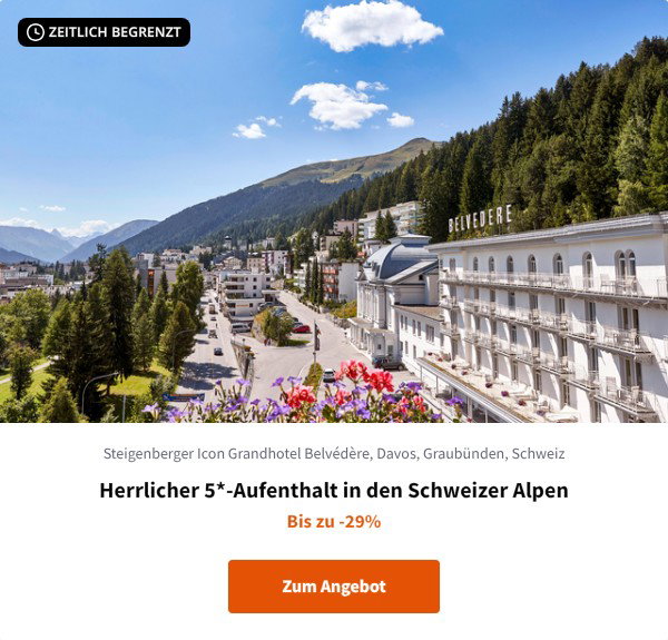 Herrlicher 5*-Aufenthalt in den Schweizer Alpen