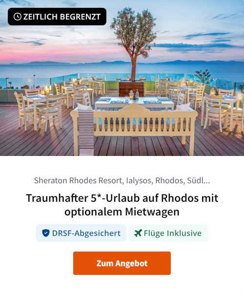 Traumhafter 5*-Urlaub auf Rhodos mit optionalem Mietwagen