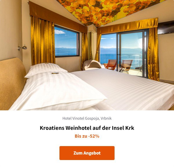 Kroatiens Weinhotel auf der Insel Krk
