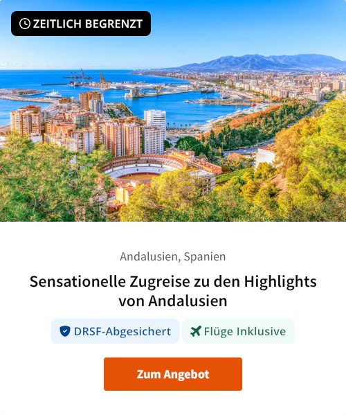 Sensationelle Zugreise zu den Highlights von Andalusien
