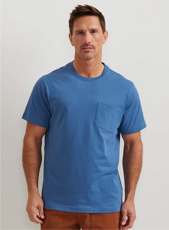 Men's Legend Wash 100% Cotton Short-Sleeve Pocket T-Shirt