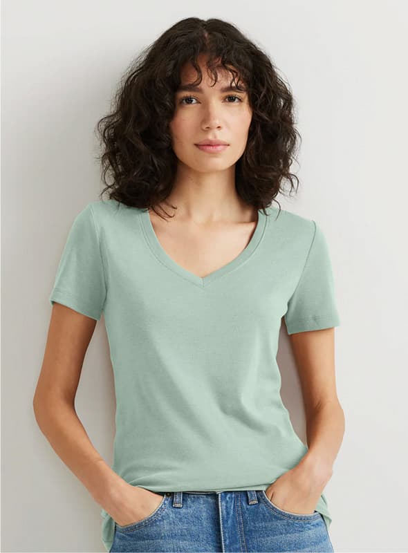 Women's Fav Short-Sleeve V-Neck T-Shirt