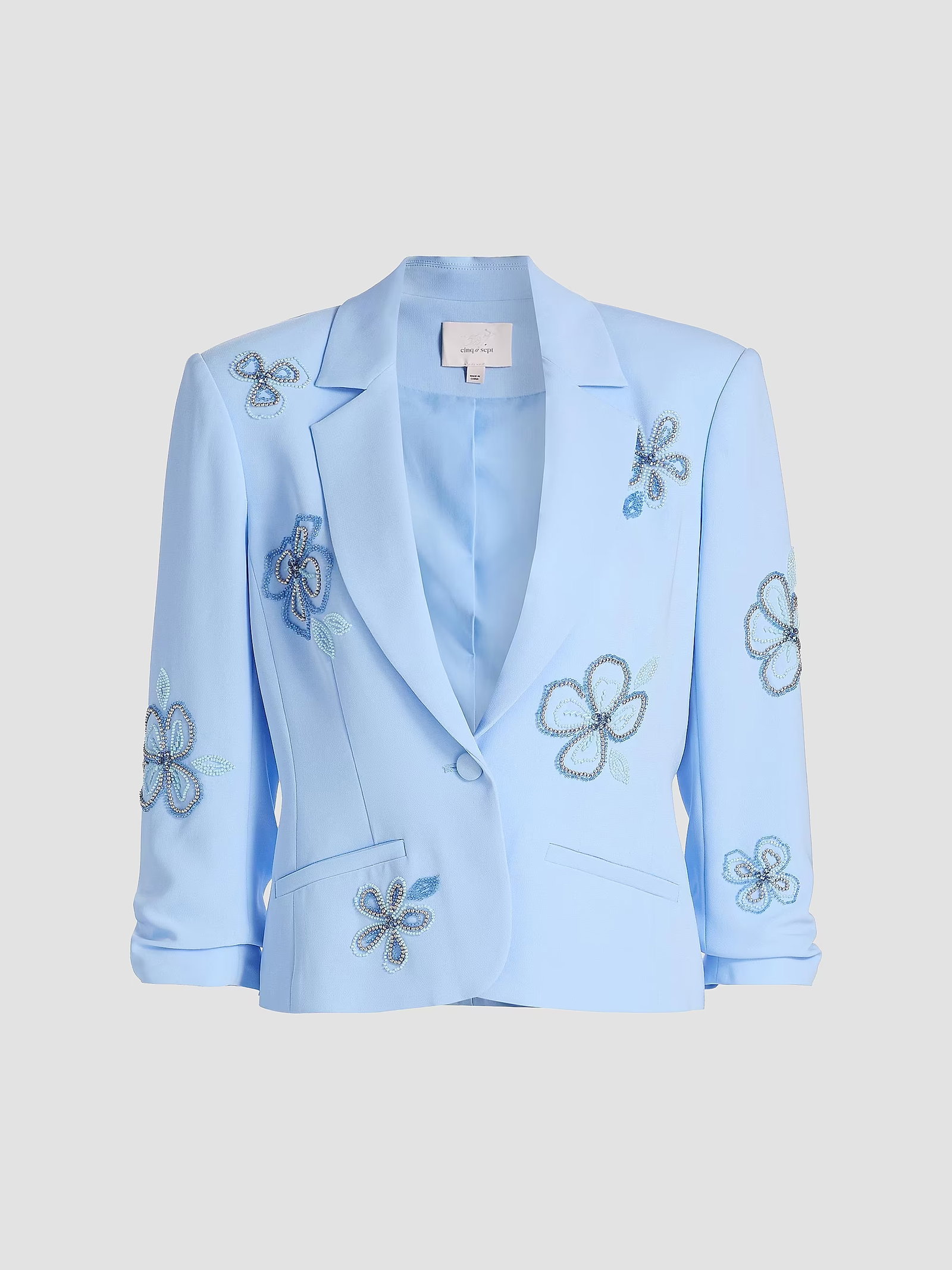Cinq À Sept Khloe Beaded Flowers Le Petit Blazer
