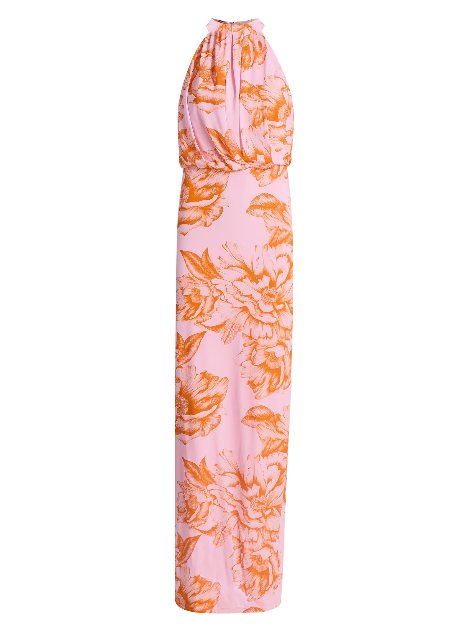 Black Halo Elowen Floral Halter Maxi Dress