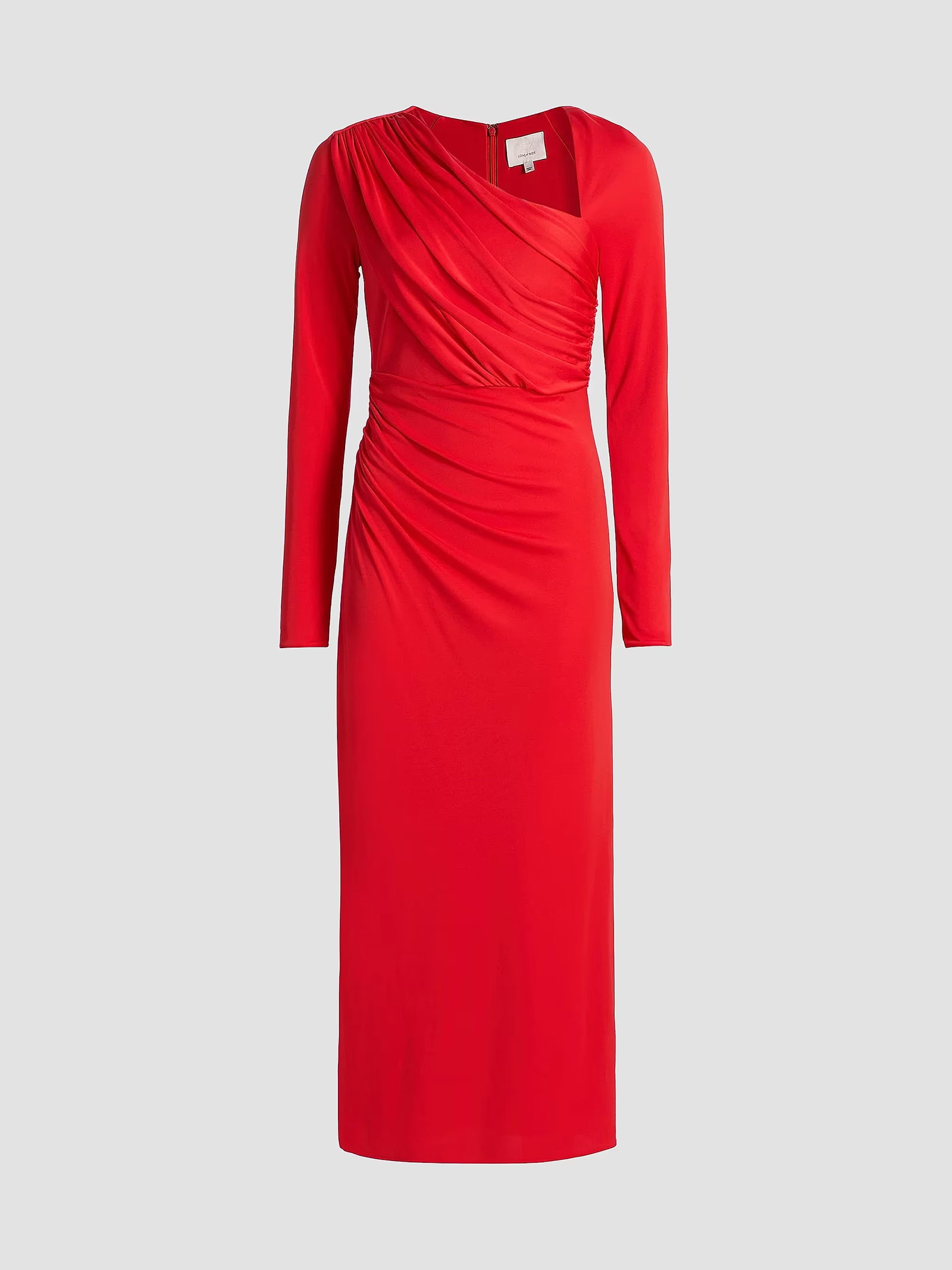 Cinq À Sept Jalyn Draped Jersey Midi-Dress