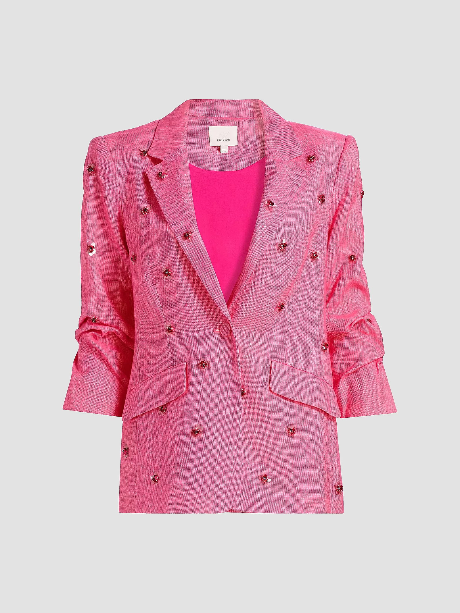 Cinq À Sept Kylie Wildflower Pailette Blazer
