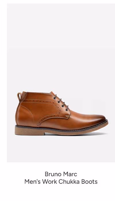 Bruno Marc Men's Work Chukka Boots