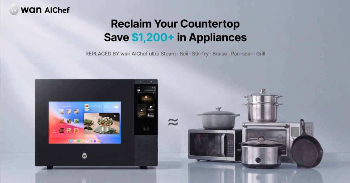 wan AIChef ultra - The World's First AI Chef that Sees, Thinks & Cooks