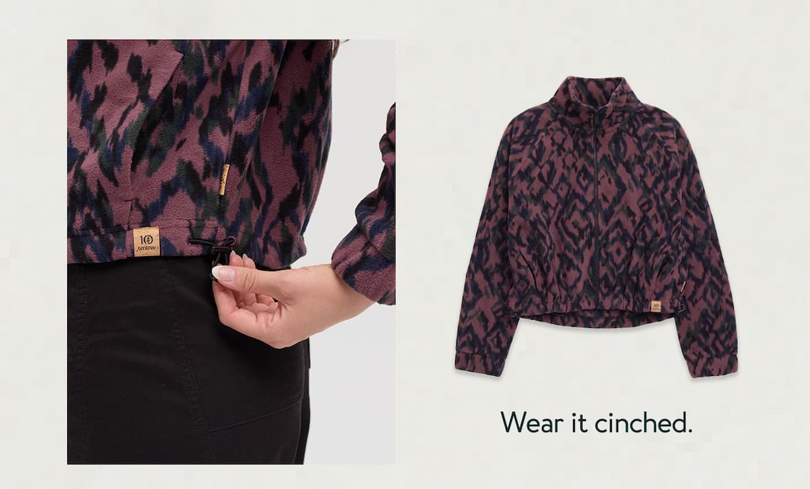 Wear it cinched.