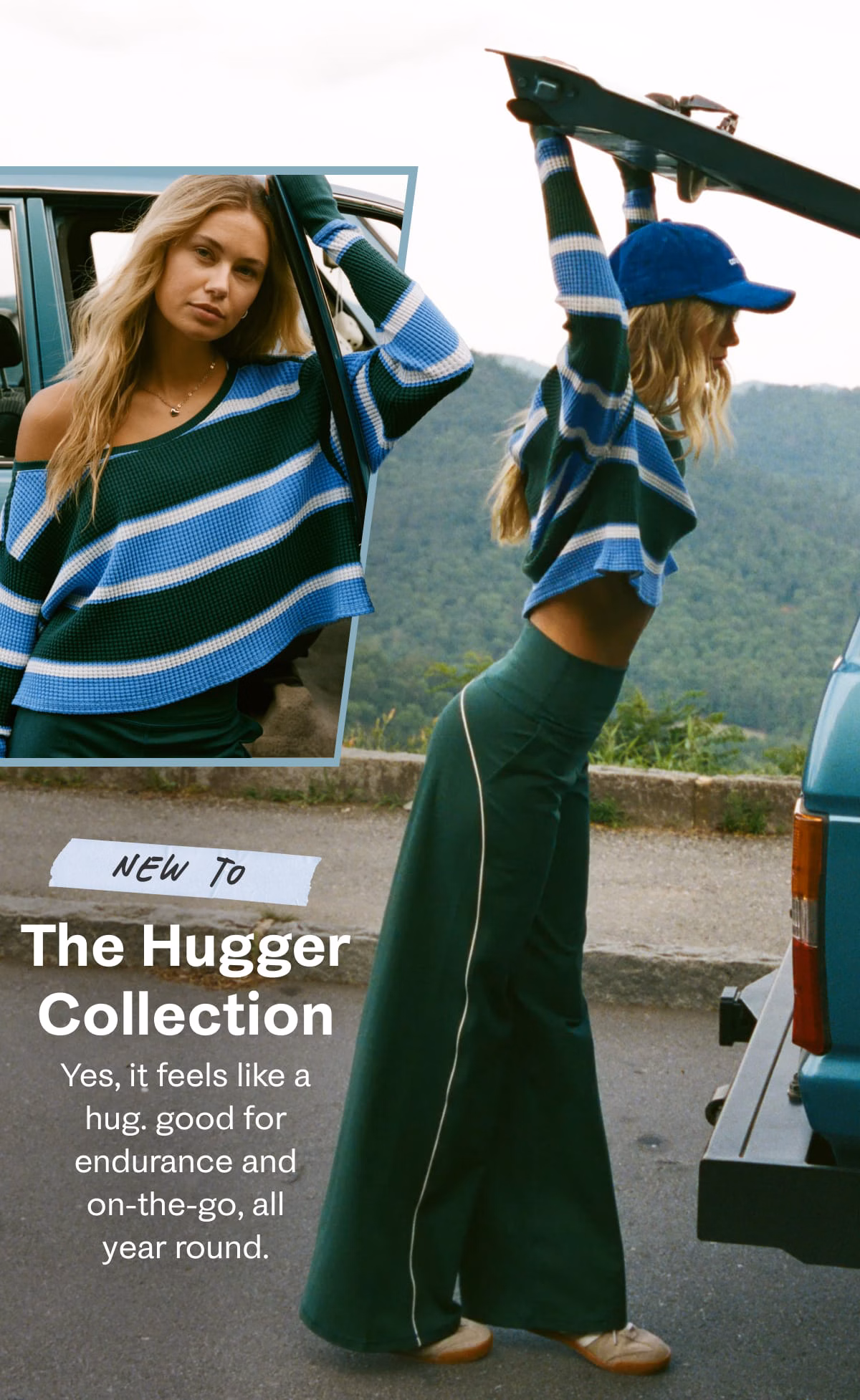 New to The Hugger Collection | Yes, it feels like a hug. Good for endurance and on-the-go, all year round.