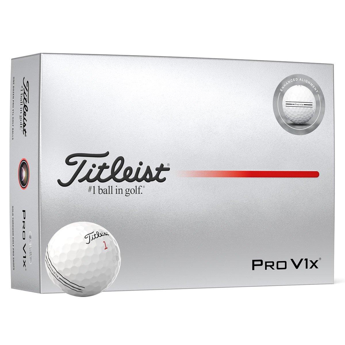 Titleist Pro V1x Enhanced Alignment 12 Golf Ball Pack