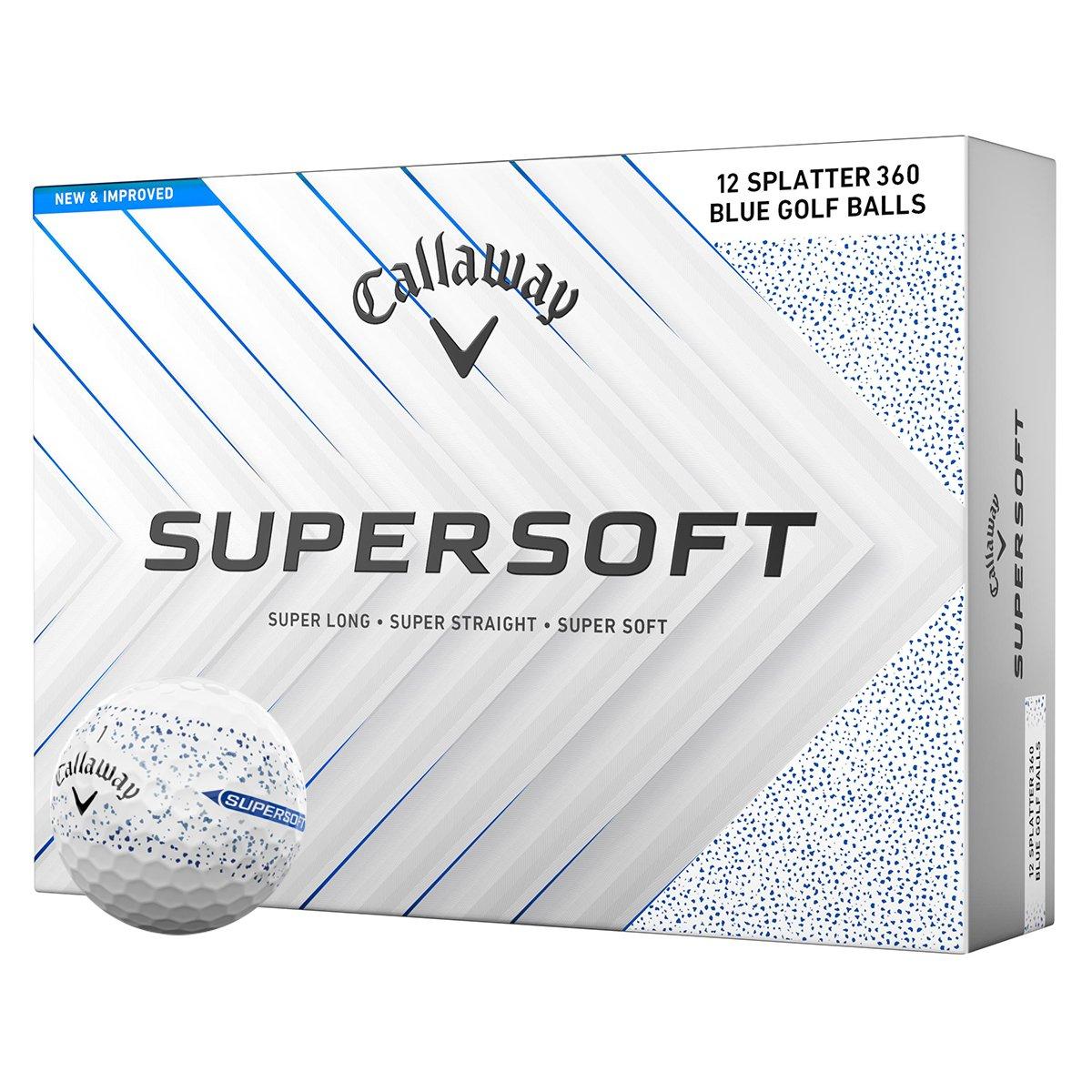 Callaway Supersoft Splatter 12 Golf Ball Pack