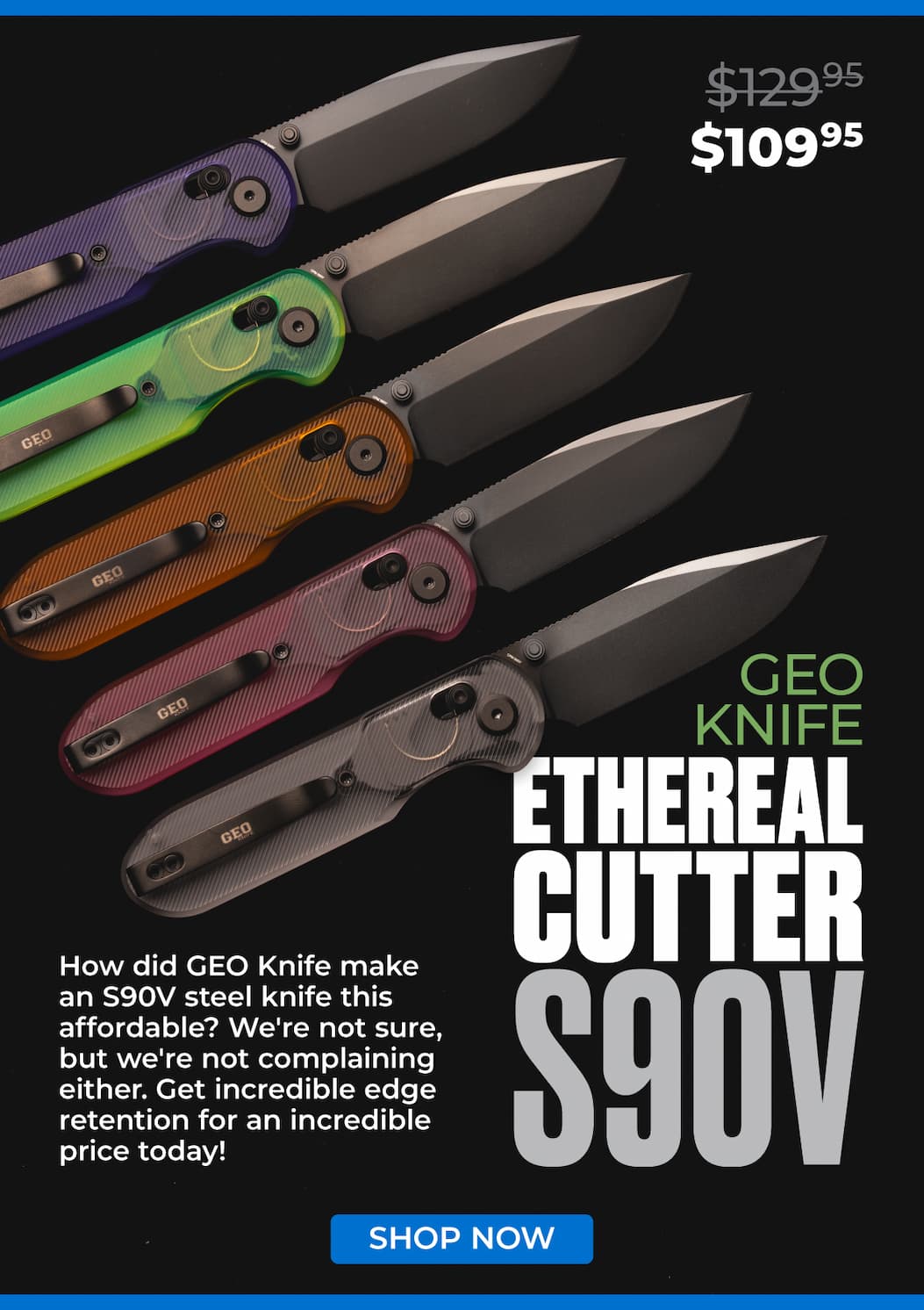 GEO Knife Ethereal Cutter S90V