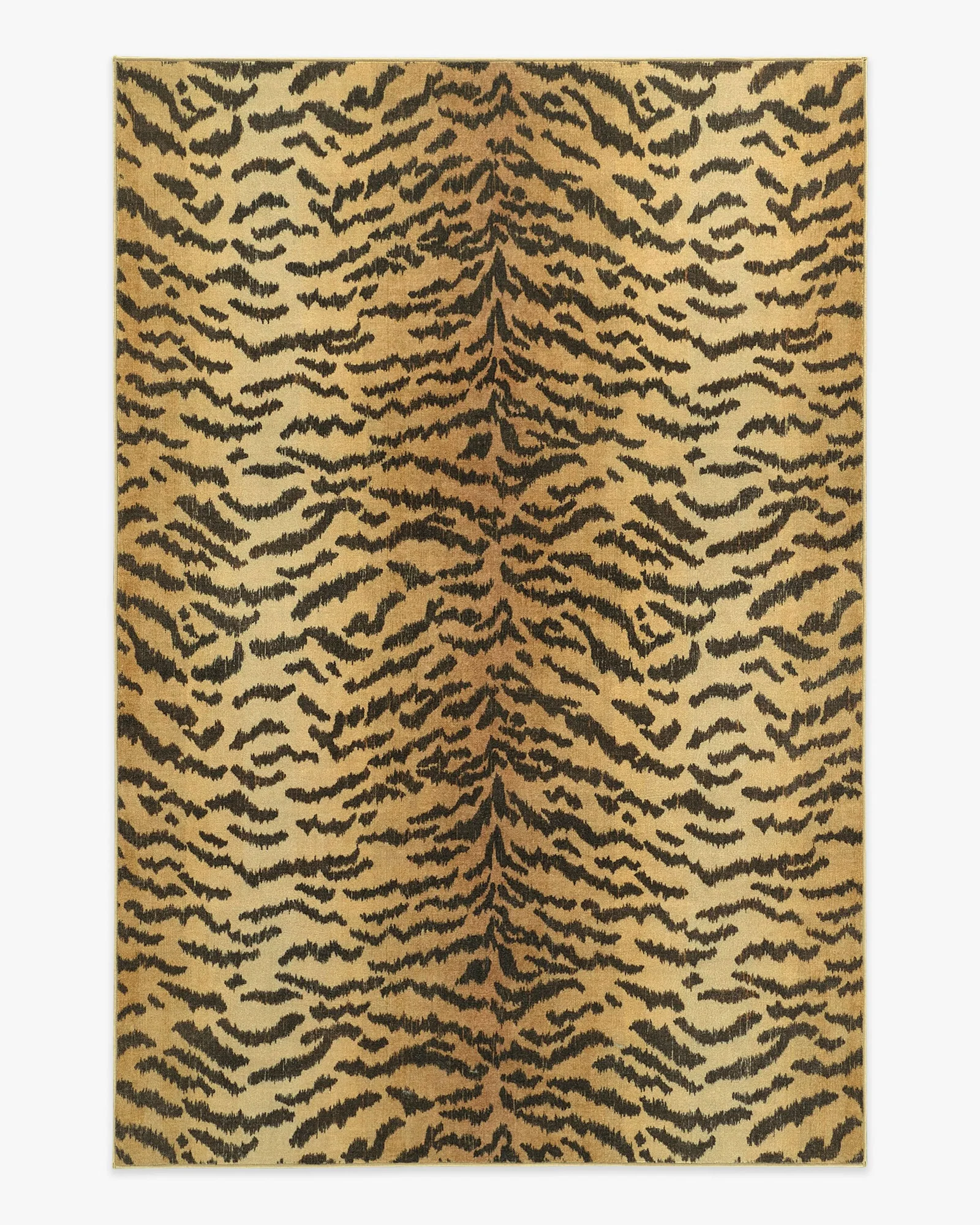 Image of Tigre Gold Rug by Scalamandré