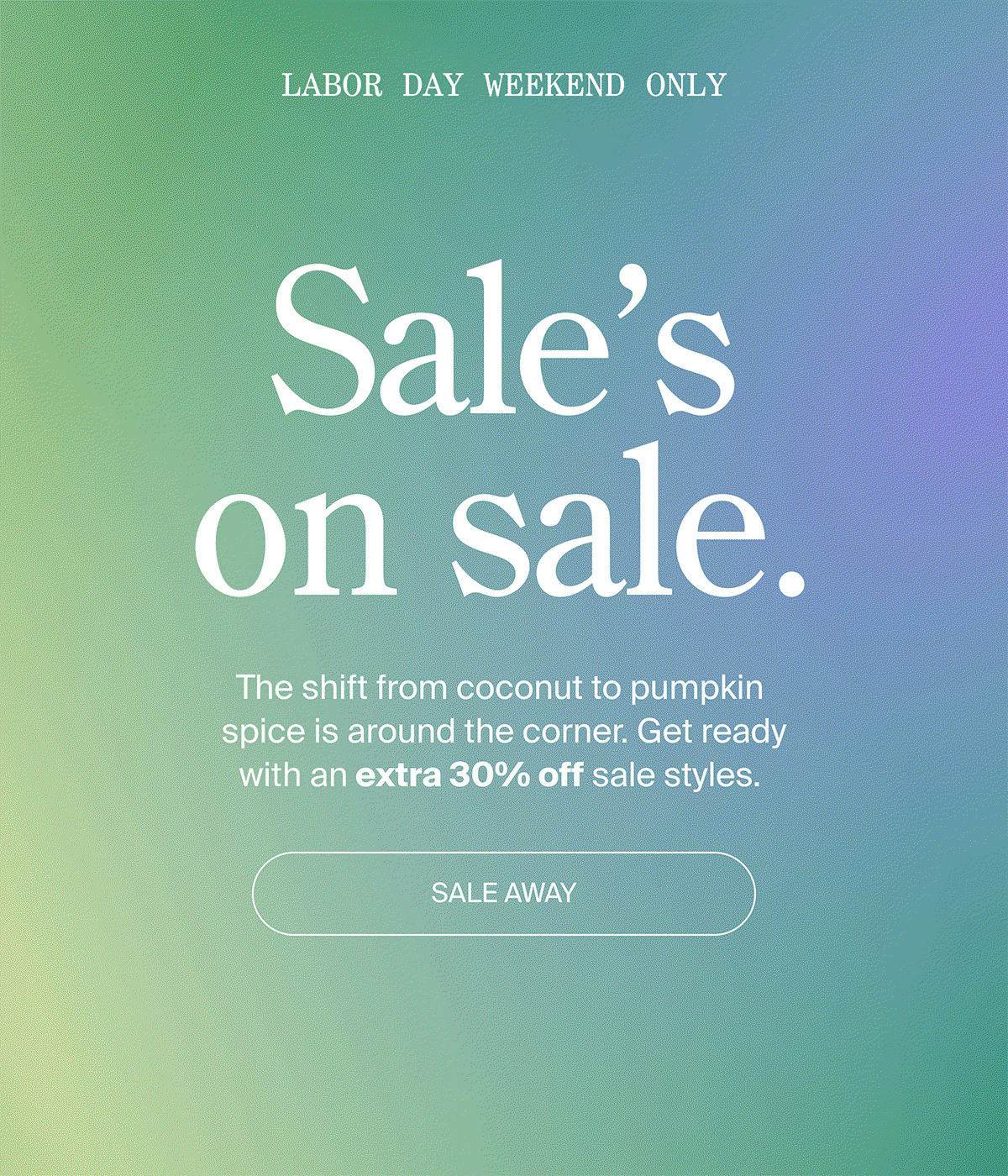 Skip the line for the extra 30% off sale