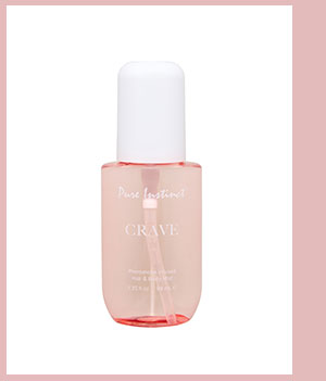 Pure Instinct Crave Pheromone-Infused Hair and Body Mist - 3.35 oz.