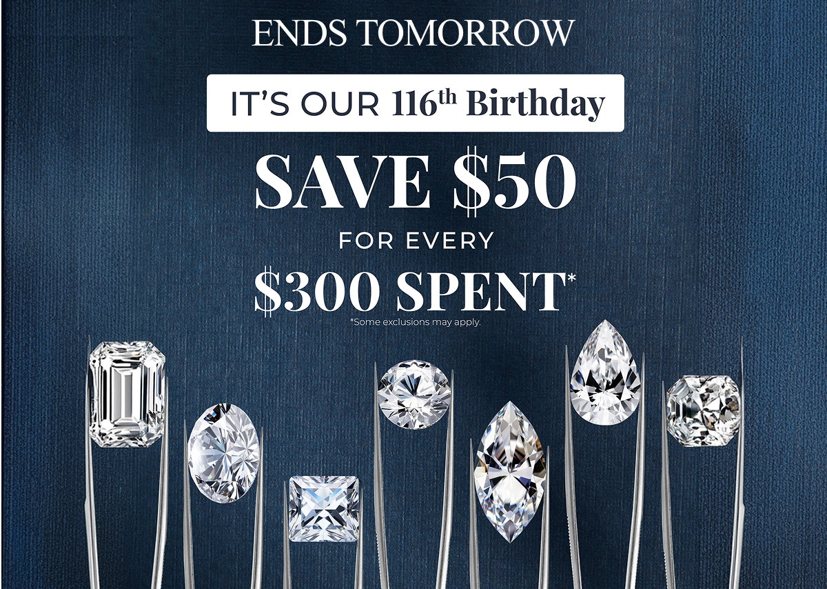 Ends Tomorrow: Shop Our Birthday Sale