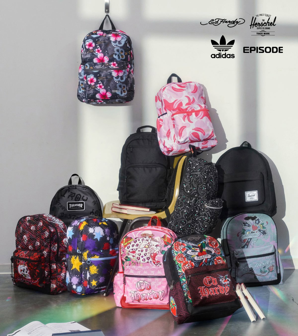 Shop backpacks from adidas, Episode, Herschel Supply and more
