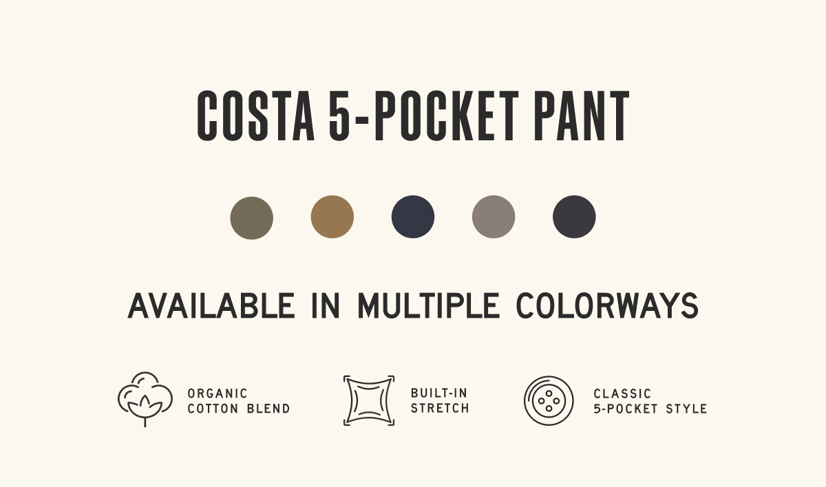 Costa 5-Pocket Pant