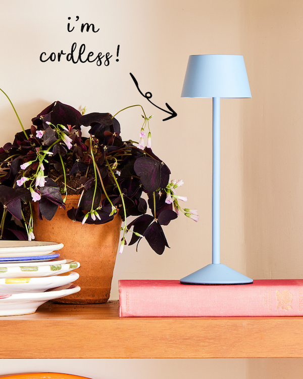 wee scoon cordless table lamp in topaz