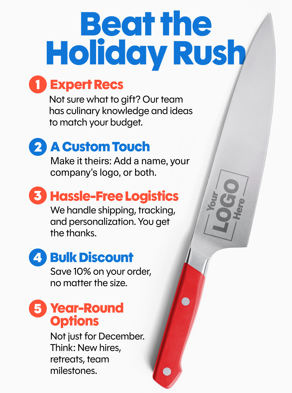 beat the holiday rush