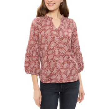 Bobeau Women's 3/4 Sleeve Knit Top