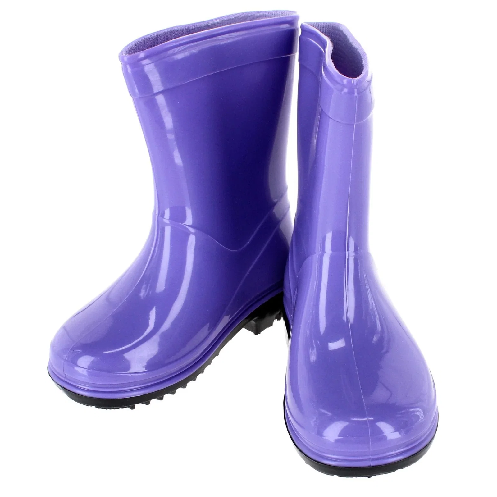 Image of CTM® Toddler & Girl's Classic Waterproof Solid Color Rain Boots