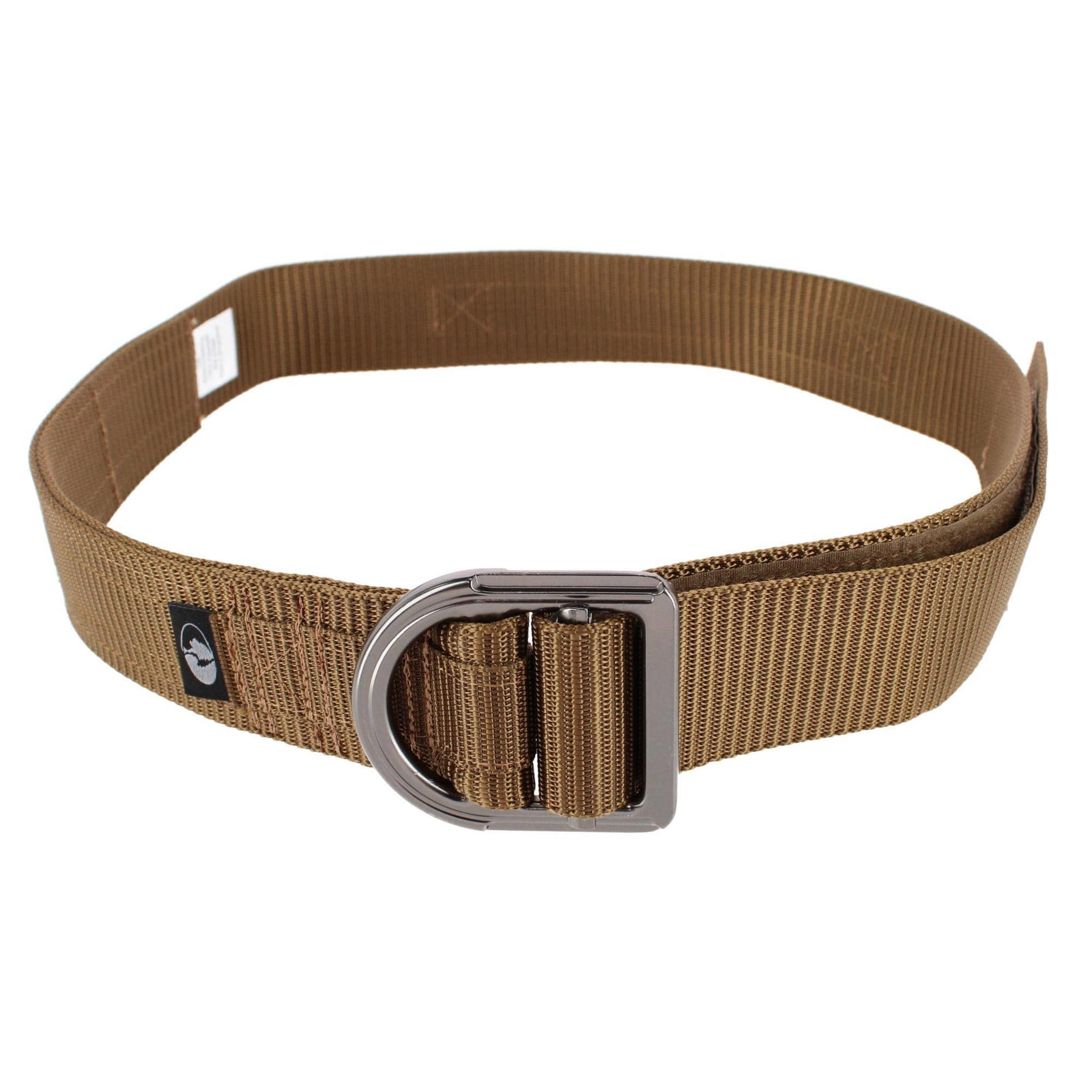Image of Mossy Oak Men's 45mm Tactical Web Belt with D-Ring Buckle Tan