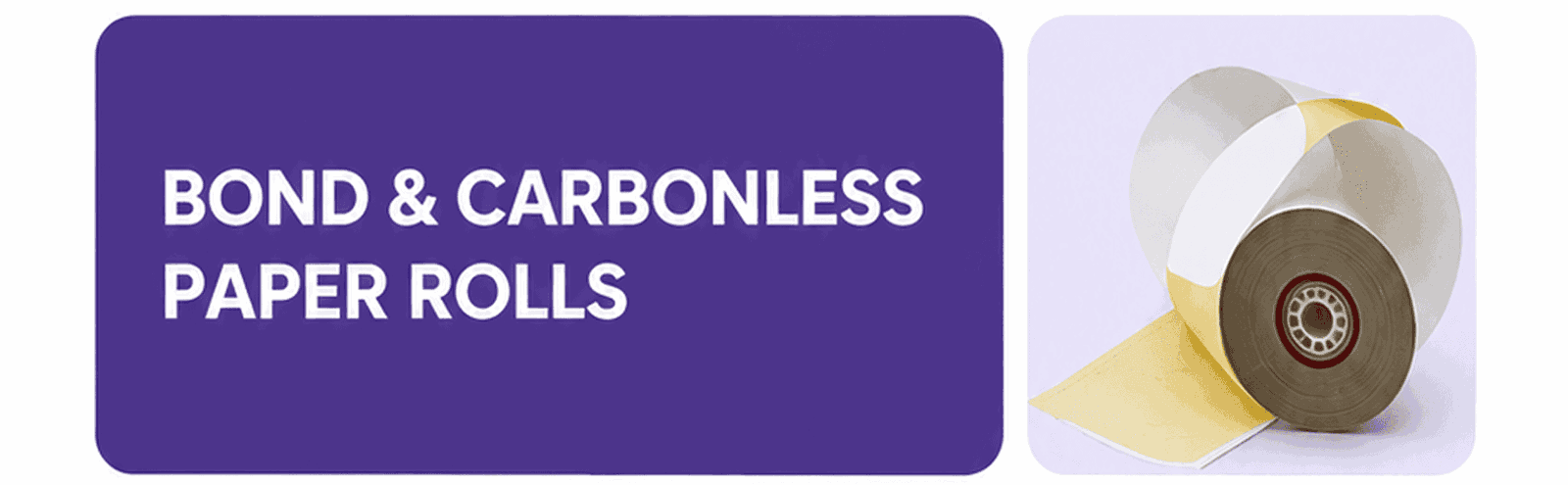 Bond & Carbonless Paper Rolls