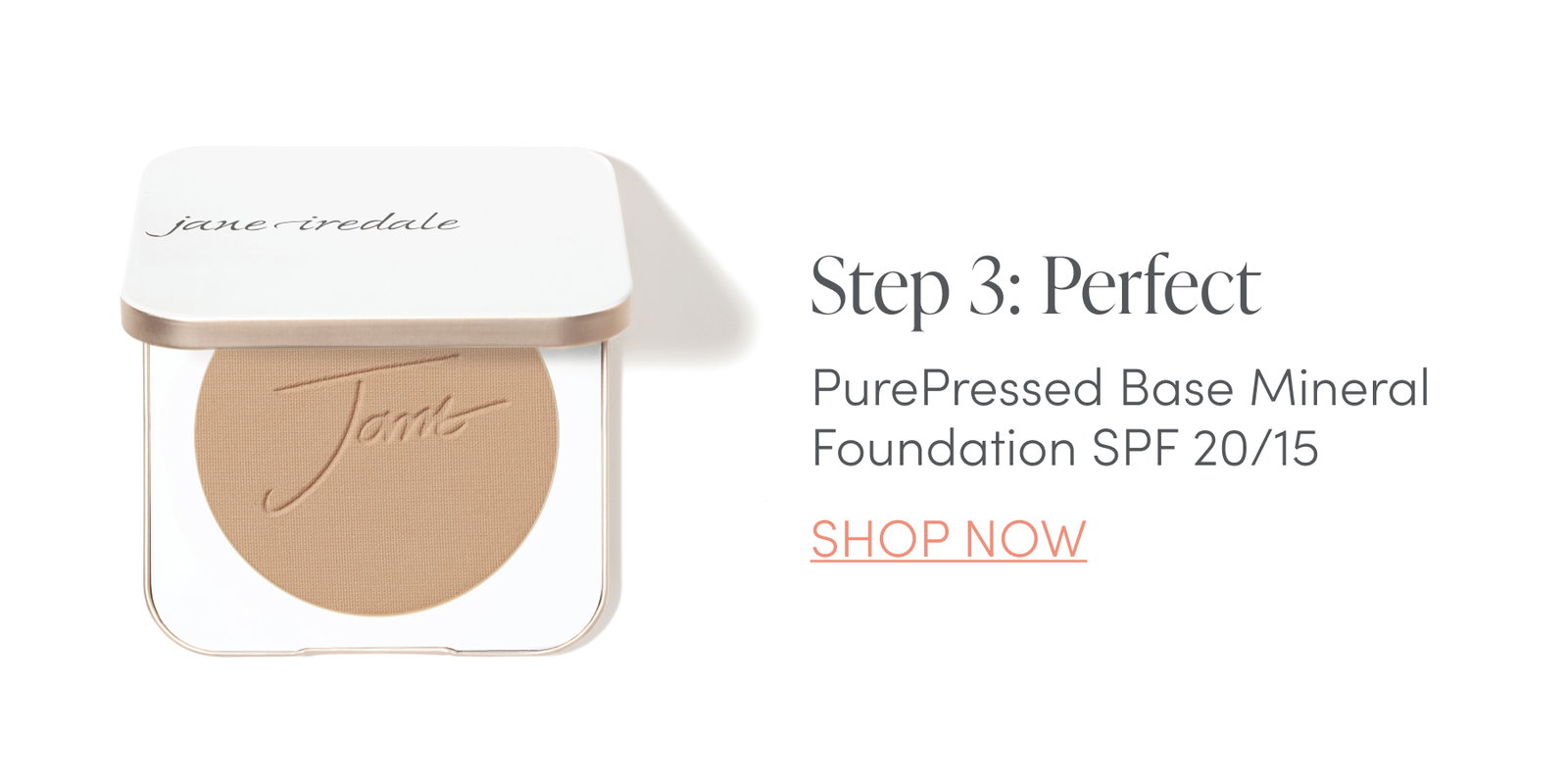 Perfect with PurePressed Base Mineral Foundation 